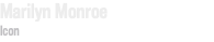 Marilyn Monroe Icon